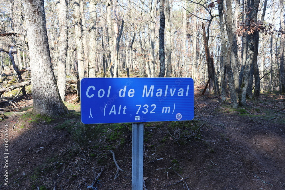 Col de Malval - Commune de Courzieu - Département du Rhône - France