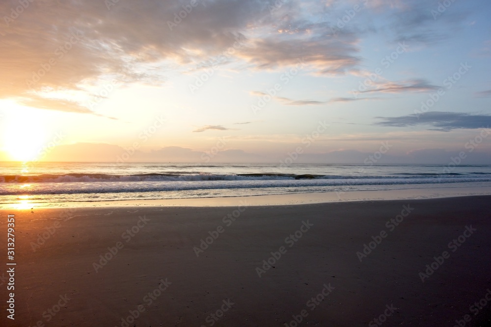 Beach sunrise florida