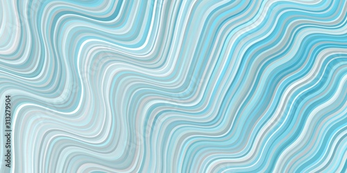 Light BLUE vector pattern with wry lines. Colorful illustration, which consists of curves. Pattern for ads, commercials.