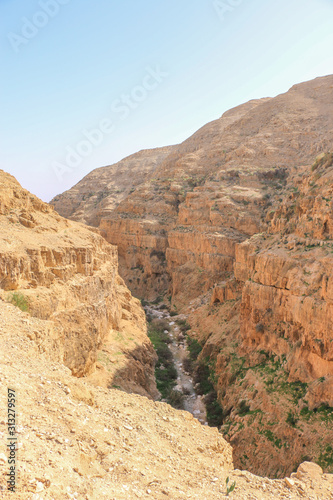 Obraz na płótnie Wadi Qallat in Jericho Palestine w salonie
