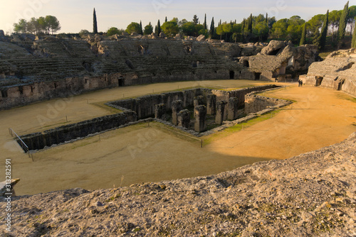 Foto Anfiteatro de Italica em Sevilha, Espanha