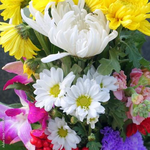 墓参りの花 photo