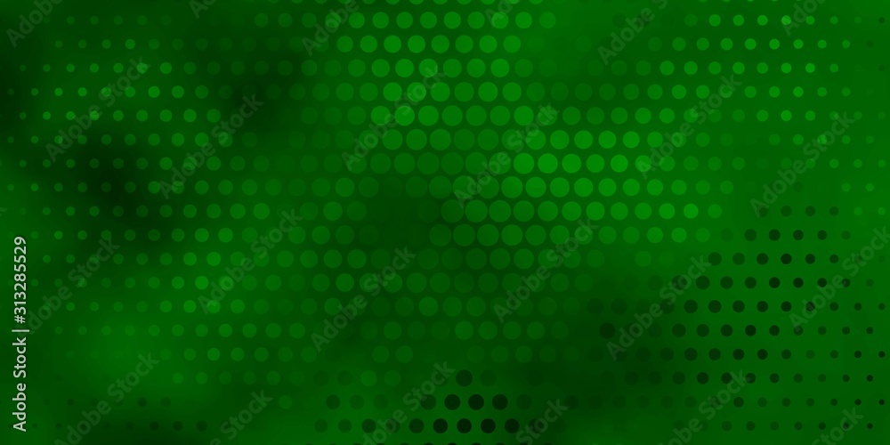 Light Green vector background with spots. Abstract decorative design in gradient style with bubbles. New template for a brand book. Light Green vector background with spots. Abstract decorative design in gradient style with bubbles. New template for a brand book.