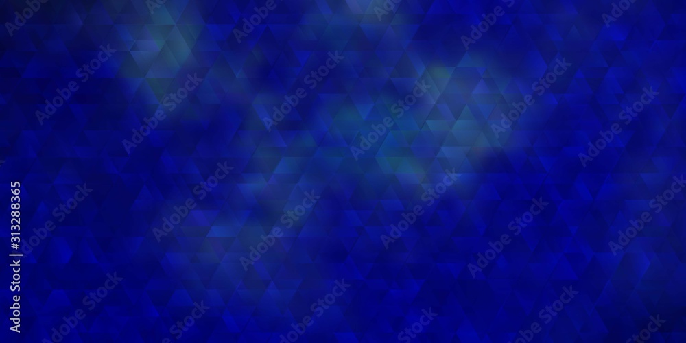 Obraz premium Jasne niebieskie tło z liniami, trójkąty.