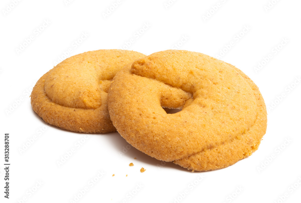 butter cookies isolated butter cookies isolated