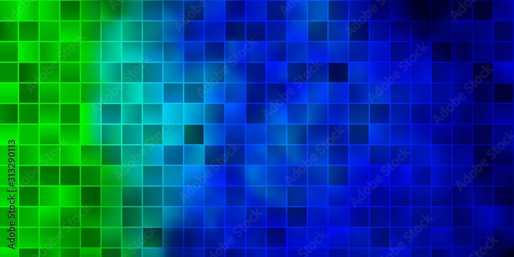 Light Blue, Green vector texture in rectangular style. Light Blue, Green vector texture in rectangular style.