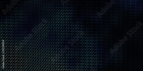 Dark BLUE vector pattern with lines. Repeated lines on abstract background with gradient. Smart design for your promotions.