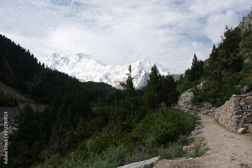 Fairy Meadows Road towards Nanga Parbat Base Camp, Pakistan, taken in August 2019 photo