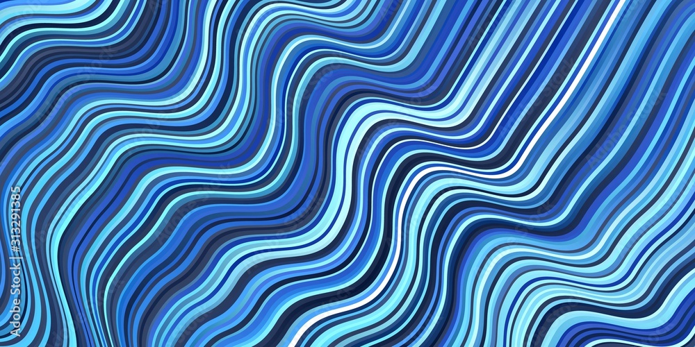 Light BLUE vector pattern with curves. Light BLUE vector pattern with curves.