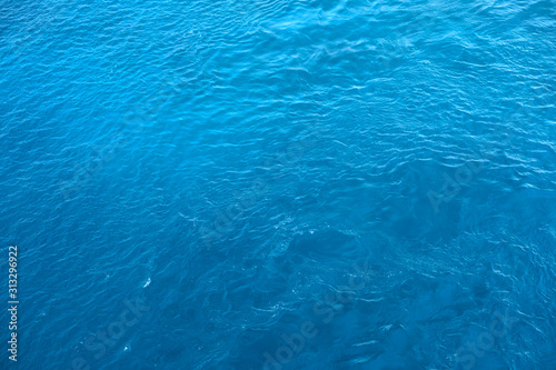 Water surface in the Caribbean Sea