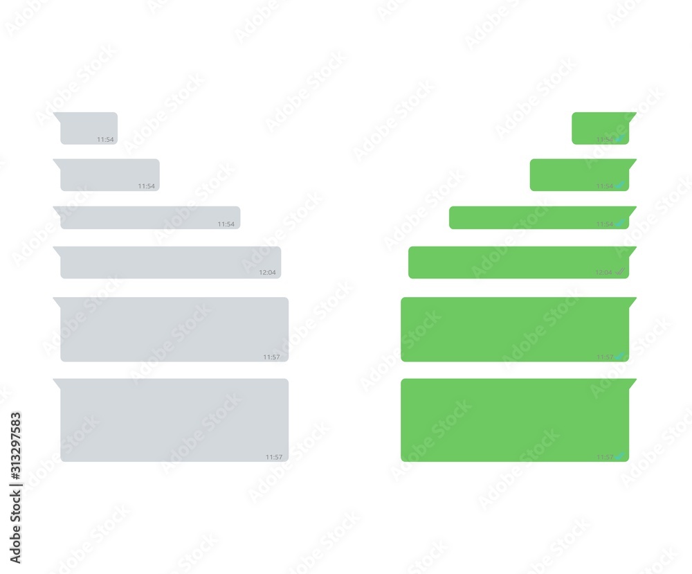 modern sms or message icons.