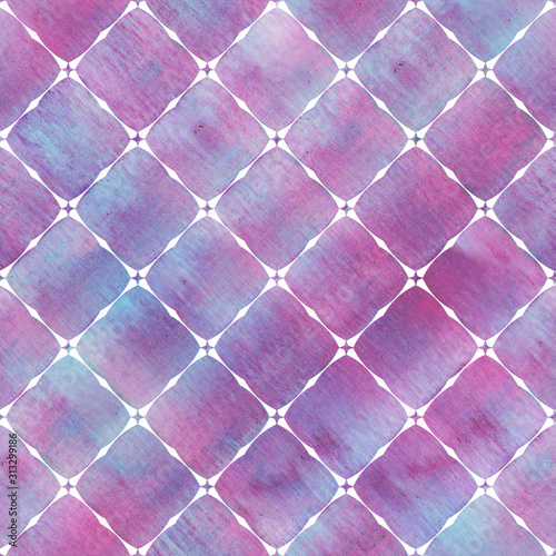 Watercolor abstract geometr...