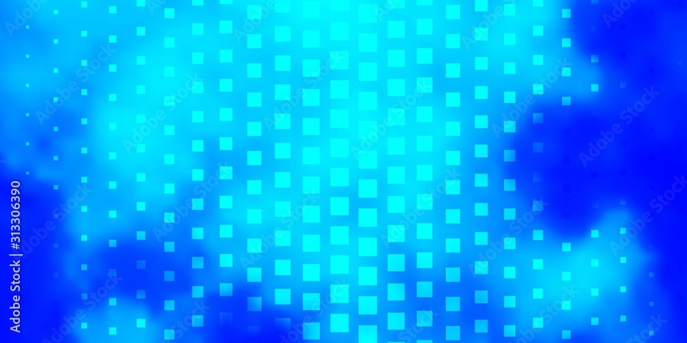 Light BLUE vector background in polygonal style. Modern design with rectangles in abstract style. Template for cellphones.