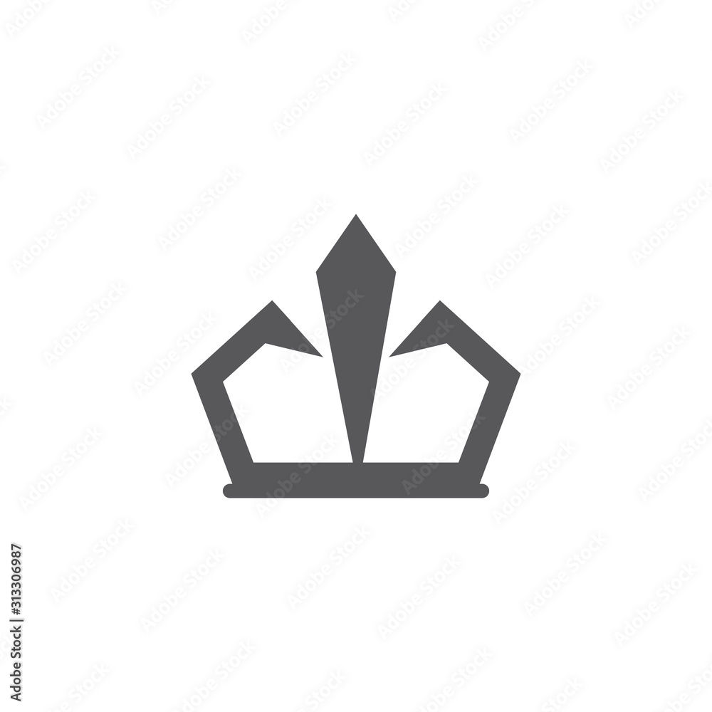 Crown Logo Template vector icon Crown Logo Template vector icon