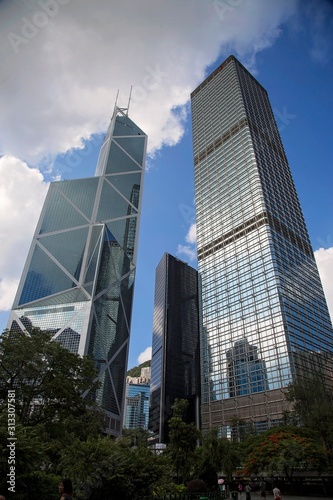  Office towers in the Central District  Hong Kong 