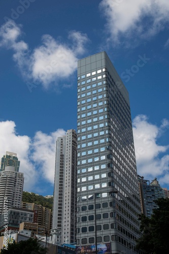  Office towers in the Central District, Hong Kong 