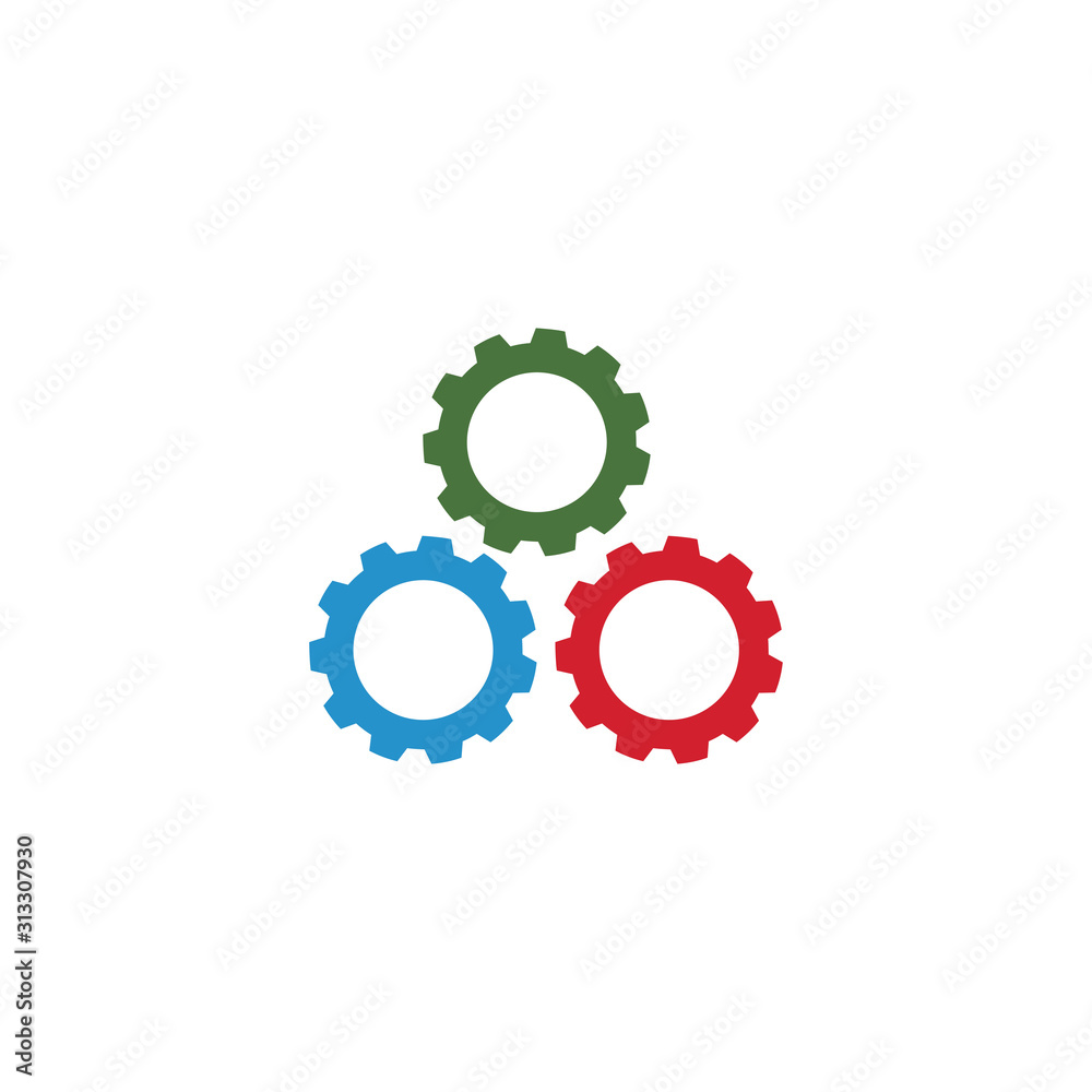 Gear Logo Template vector icon