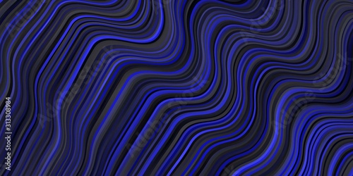 Dark BLUE vector layout with curves.