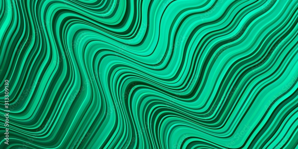 Light Green vector background with bent lines. Brand new colorful illustration with bent lines. Pattern for business booklets, leaflets Light Green vector background with bent lines. Brand new colorful illustration with bent lines. Pattern for business booklets, leaflets