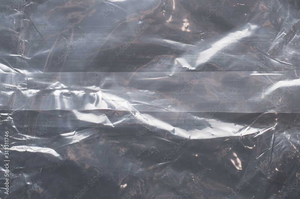 Obraz premium light crumpled polyethylene texture