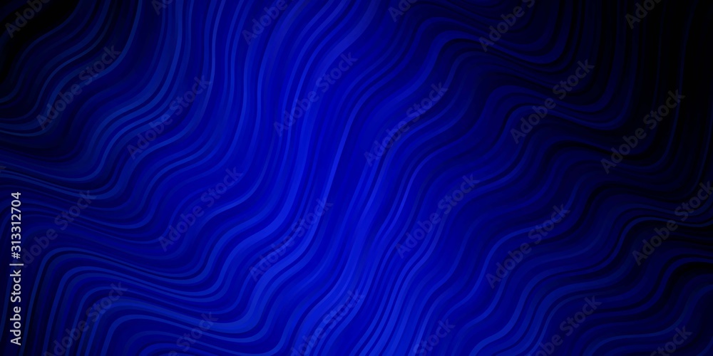 Dark BLUE vector layout with wry lines. Bright illustration with gradient circular arcs. Pattern for websites, landing pages. Dark BLUE vector layout with wry lines. Bright illustration with gradient circular arcs. Pattern for websites, landing pages.