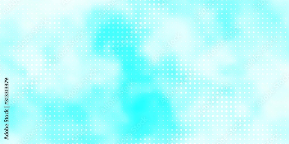Light BLUE vector layout with circle shapes. Abstract illustration with colorful spots in nature style. Design for posters, banners.
