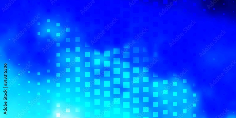 Light BLUE vector background in polygonal style. Abstract gradient illustration with rectangles. Modern template for your landing page.