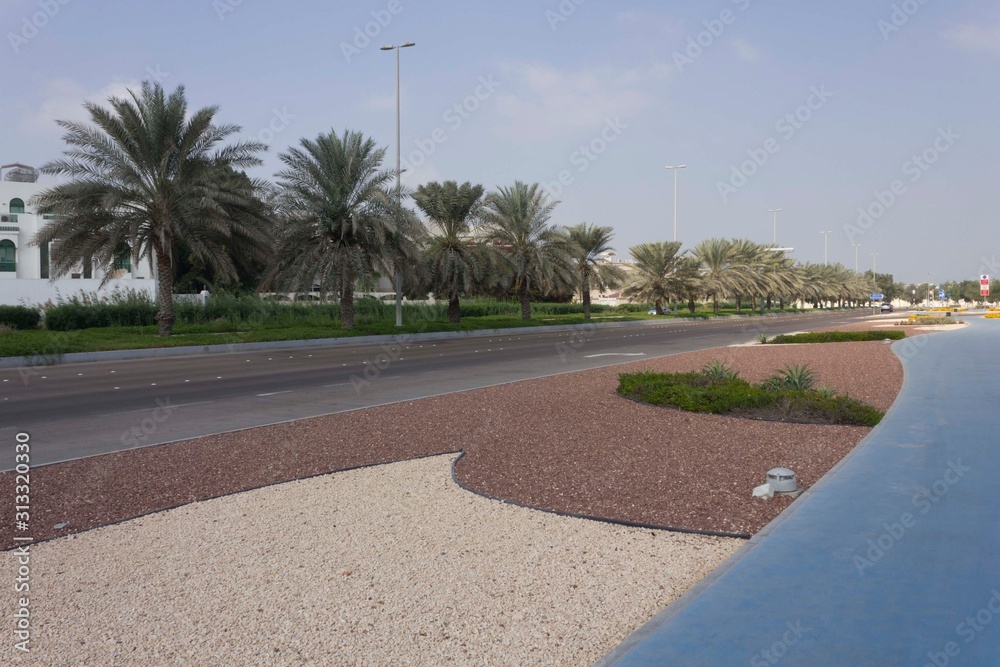 Fototapeta premium street in Abu Dhabi