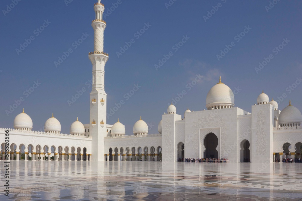 Abu Dhabi grand mosque architecture
