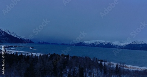 Winter driving in Alaska 