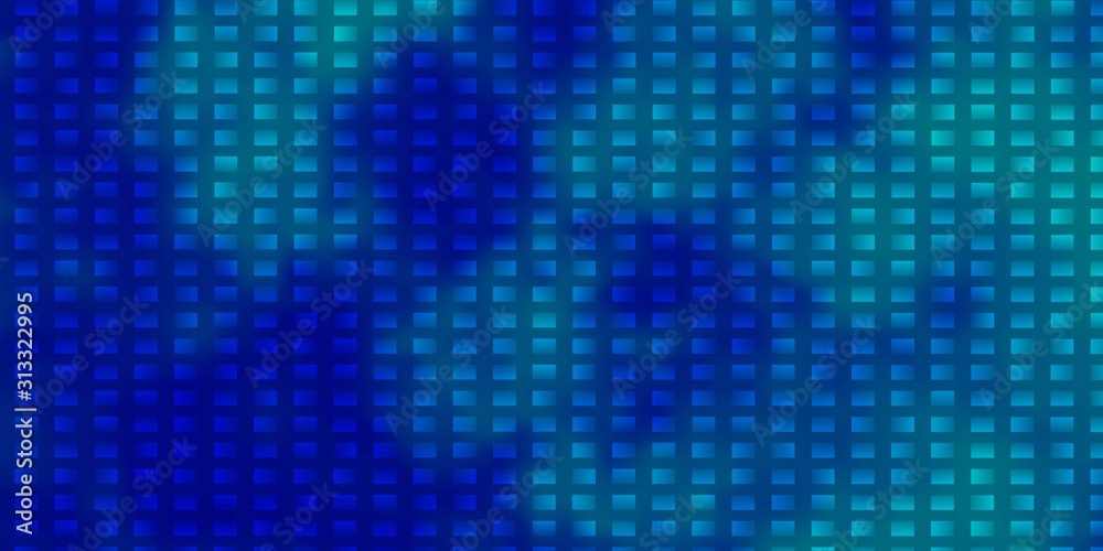 Light BLUE vector pattern in square style. Light BLUE vector pattern in square style.