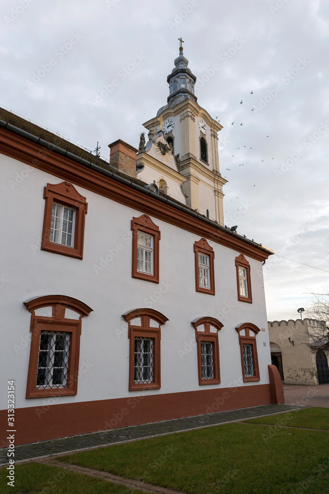 Franciscan Church in Gyongyos, Hungary