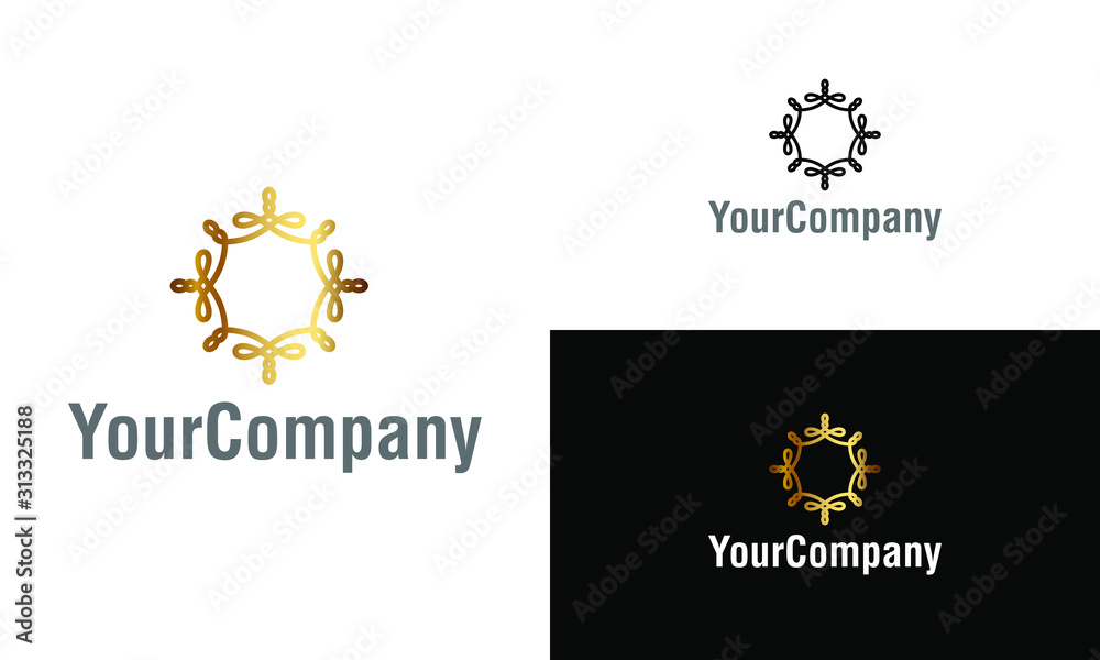 Creative ornament logo design template. Universal ornament vector logo. Creative vector emblem, for icon or design concept. Creative ornament logo design template. Universal ornament vector logo. Creative vector emblem, for icon or design concept.