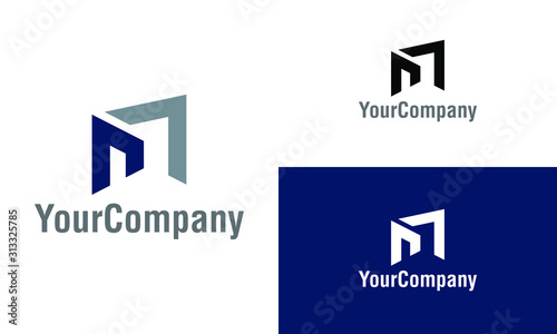 Letter M logo icon design template elements. Creative vector emblem, for icon or design concept.
