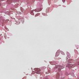 Grunge pink leaves with blank space, abstract textured background
