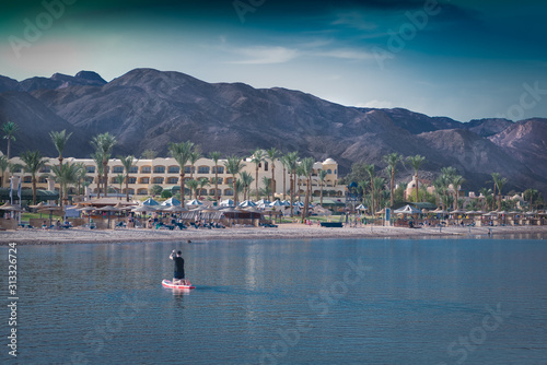 Taba and Sainai desert in Egypt photo