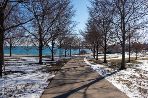 winter in the park