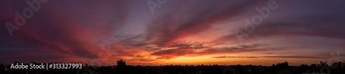Fototapeta Naklejka Na Ścianę i Meble -  Partly Cloudy Sunset 04