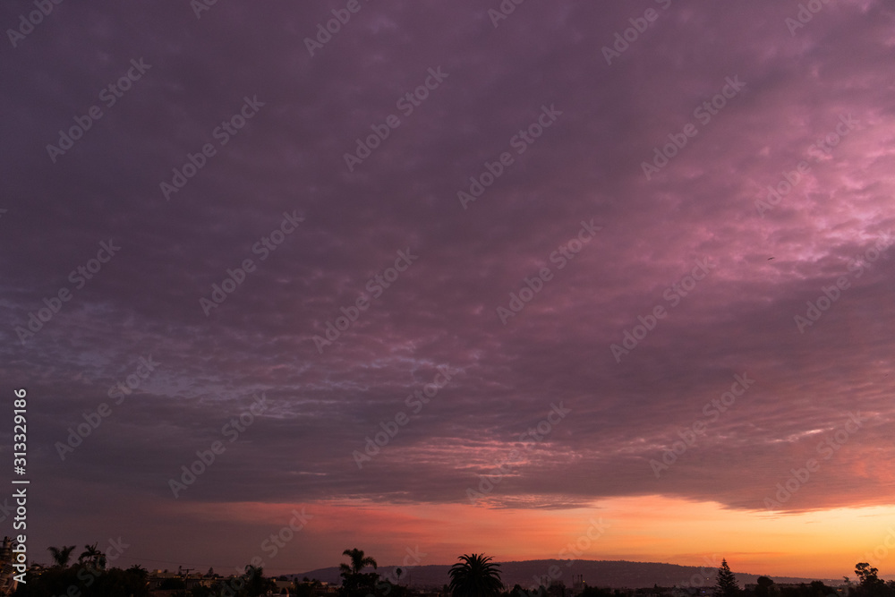 Fototapeta premium Partly Cloudy Sunset 11