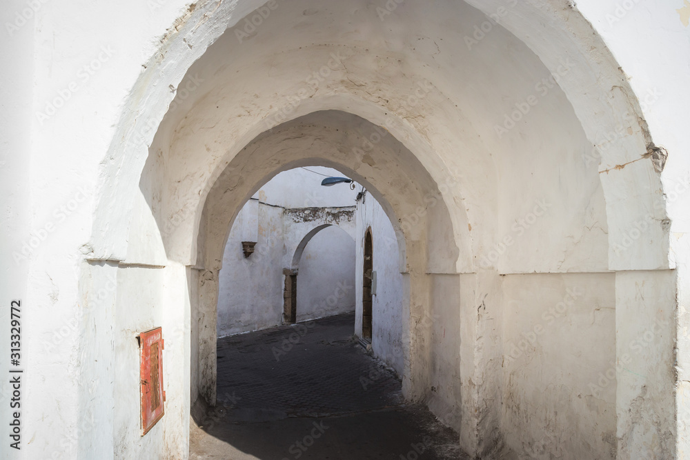 Habous or Hubous one of the older neighborhoods of Casablanca Morocco