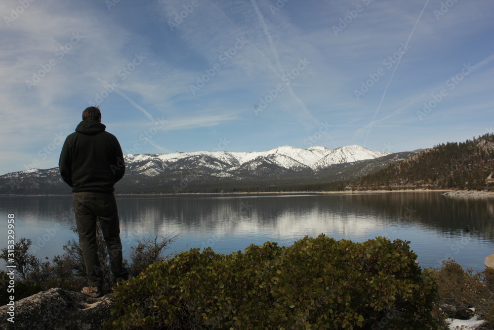 Viewing Lake Tahoe