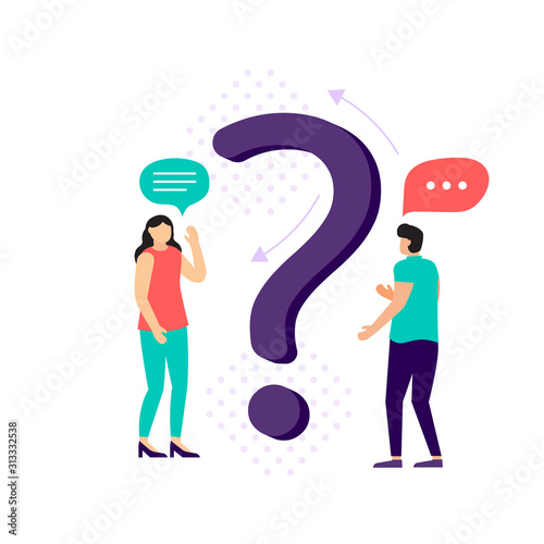 People frequently asked questions around question marks.