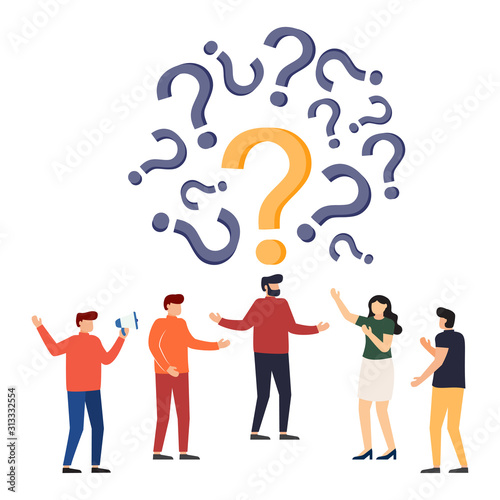 People frequently asked questions around question marks.