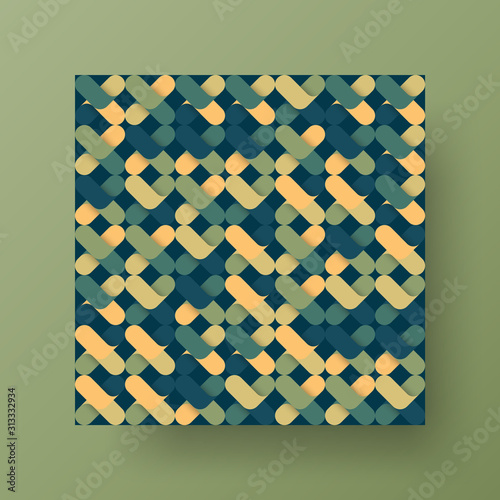 Amazing business advertisement vector mural art square banner mock up. Modern corporate abstract geometric illustration design layout background. Company identity quadrangle texture brochure template.