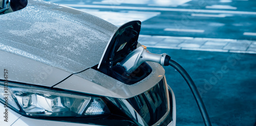 Obraz na płótnie 電気自動車