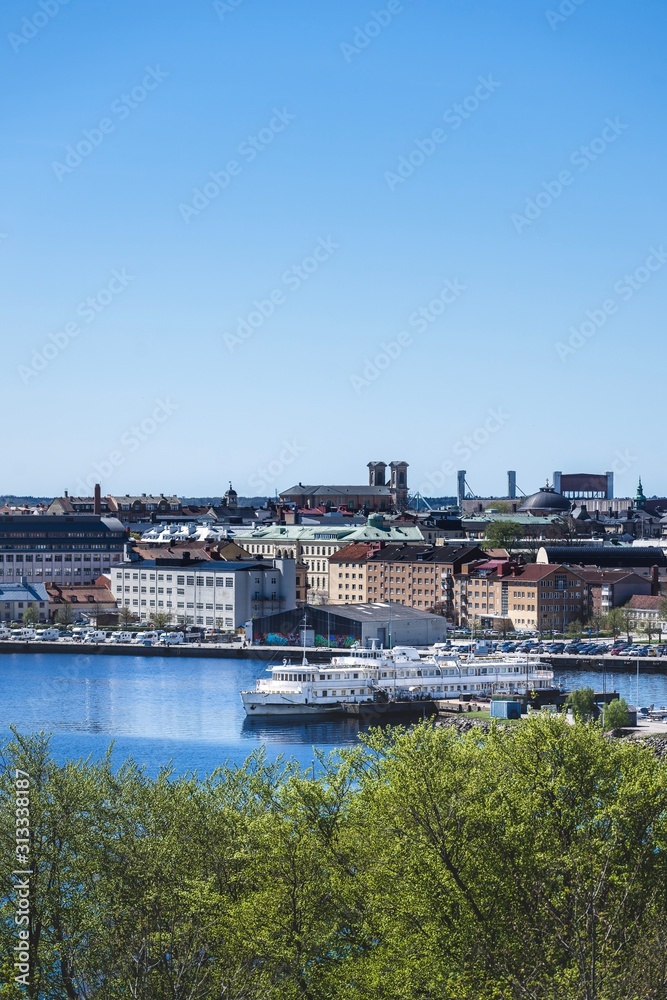View over Karlskrona, Sweden. 