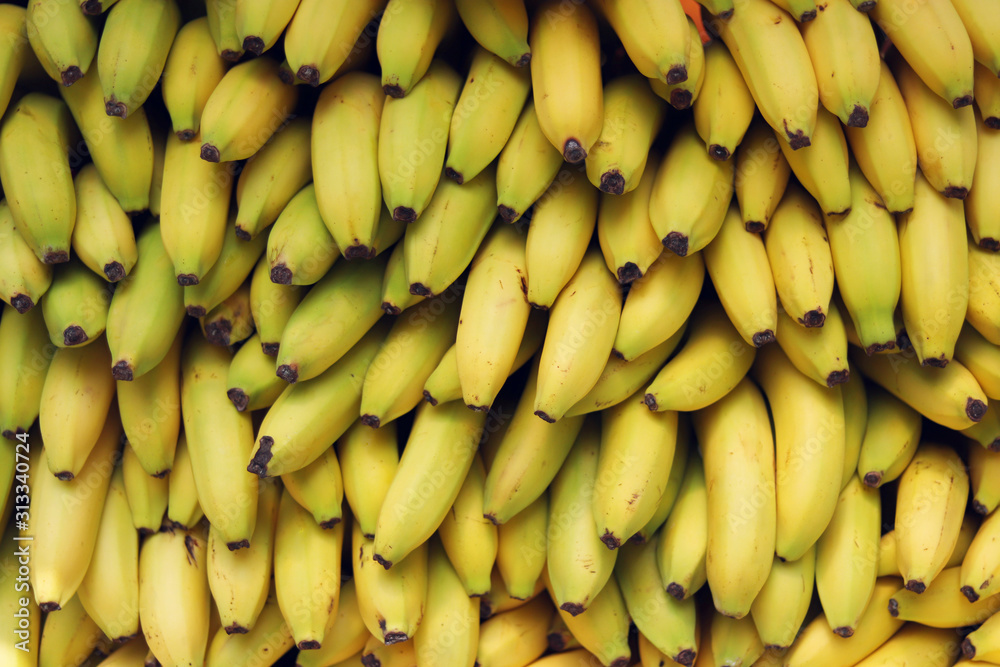 Beautiful Banana Bunches Piled Up for sale