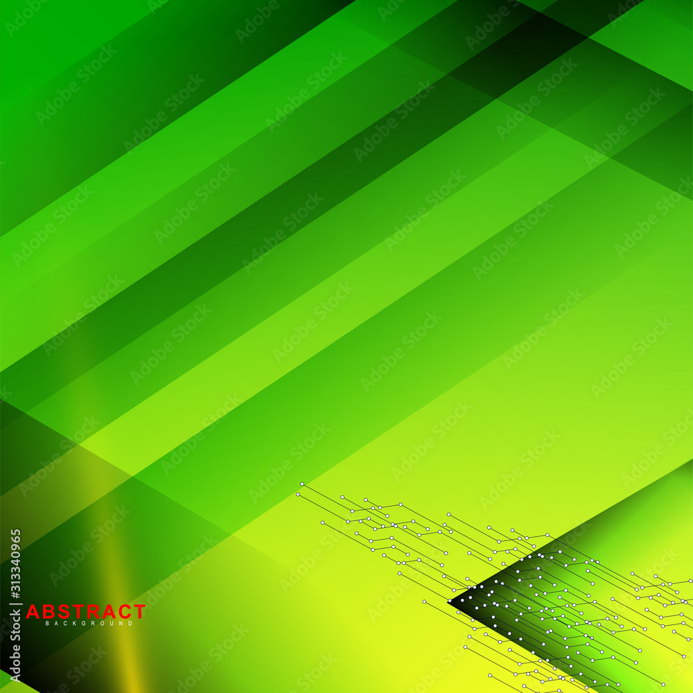 abstract vector geometric background. design green color shape . New texture for your design.