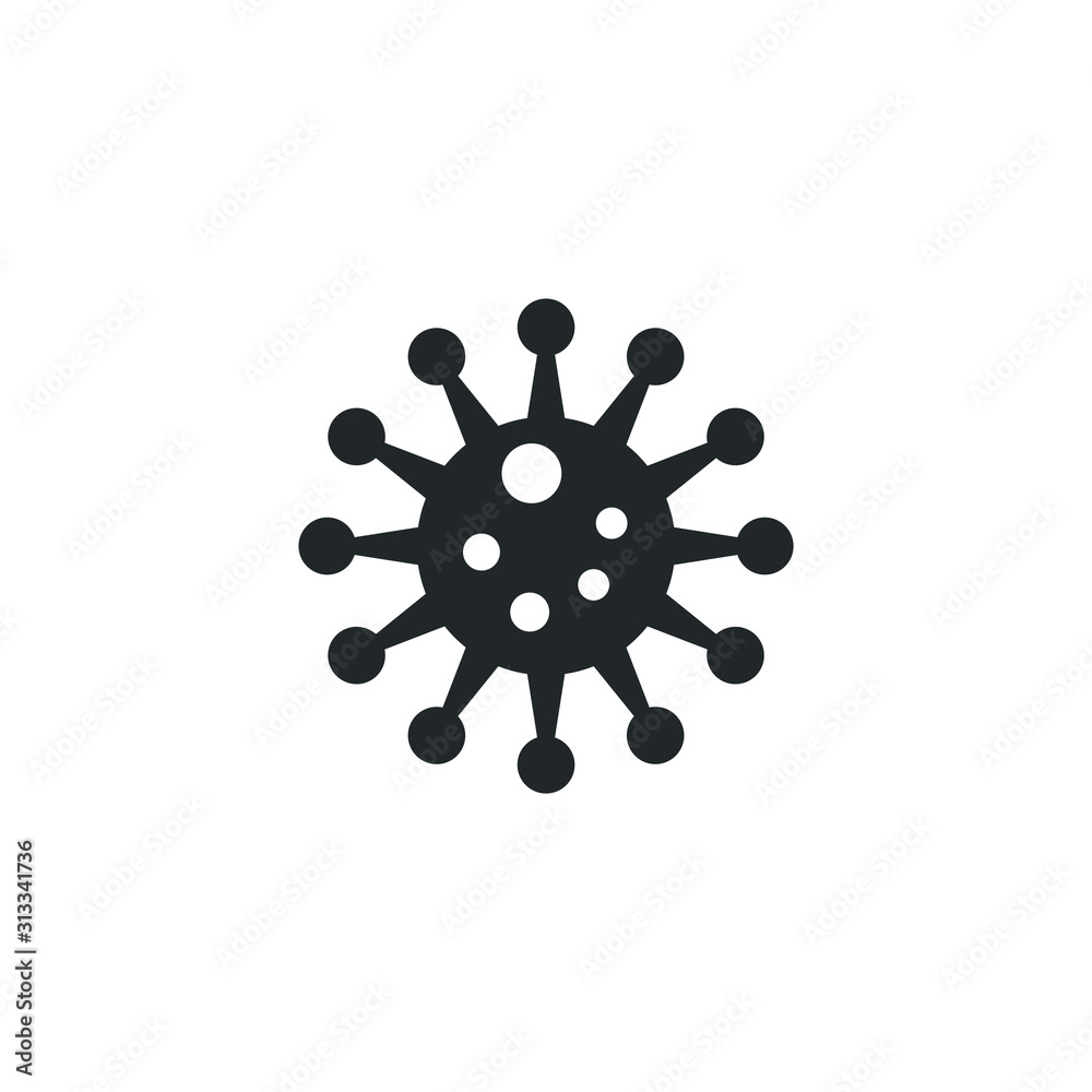 Bacteria icon template color editable. Bacteria virus symbol vector sign isolated on white background illustration for graphic and web design. Bacteria icon template color editable. Bacteria virus symbol vector sign isolated on white background illustration for graphic and web design.