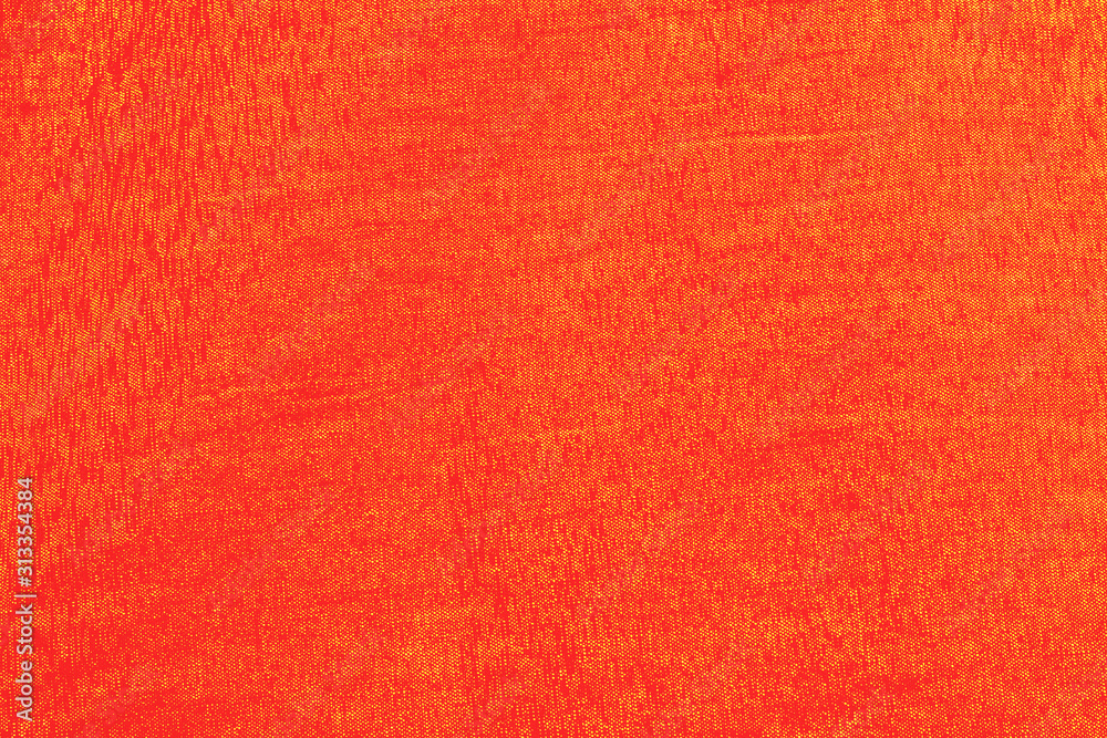 Fototapeta premium Orange linen texture as background